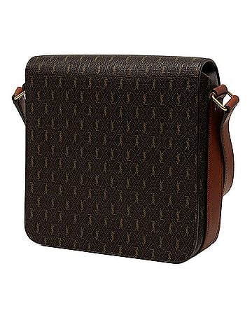 Saint Laurent Saint Laurent Le Monogram Medium Satchel Crossbody Shoulder Bag 668582 Brown Leather Women's SAINT LAURENT (view 2)