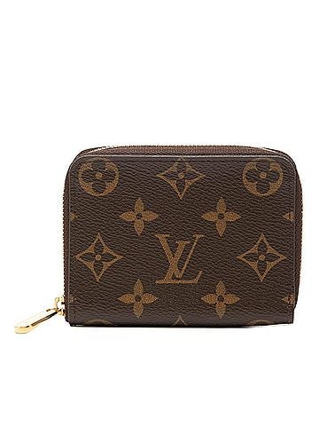 Louis Vuitton Louis Vuitton Monogram Zippy Coin Purse Wallet/Coin Case M60067 Brown Leather Women's LOUIS VUITTON (view 1)