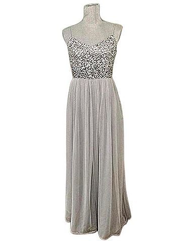 Adrianna Papell Sequin Tulle Gown Cocktail Dress (view 1)
