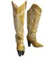 Cape Robbin Gold Heels Size 8 1/2 - photo 2