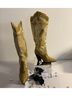 Cape Robbin Gold Heels Size 8 1/2 - photo 5