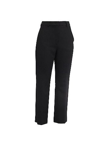 Max Mara Max Mara Weeken Cropped Trousers in Black Polyester (view 1)