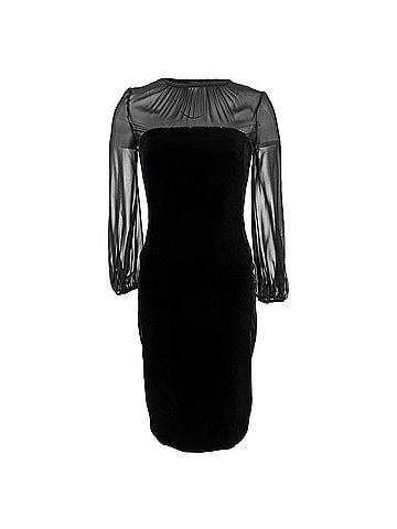 Max Mara Max Mara Carl Embellished Midi Dress in Black Velvet (view 1)