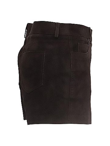 Michael Kors Michael Kors Mini Shorts in Brown Lambskin (view 2)