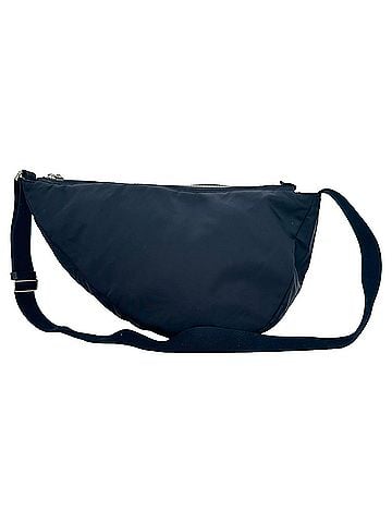 The Row The Row Slouchy Banana Two Bag in Black Nylon (view 1)