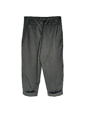 Prada Prada Cuffed Hem Trousers in Black Polyamide (view 2)
