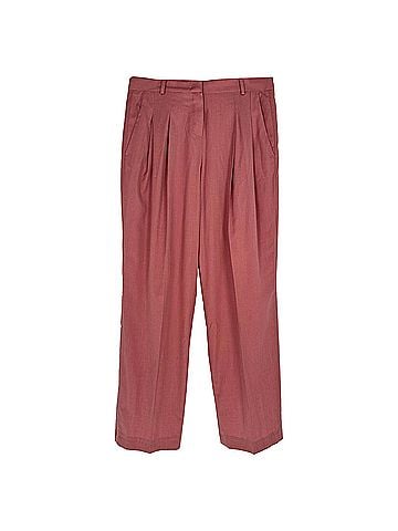 The Frankie Shop The Frankie Shop Gelso Pleated Trousers in Pink Lyocell (view 1)