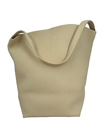 The Row The Row Park Tote Bag in Ivory Leather (view 1)