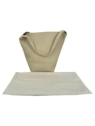 The Row The Row Park Tote Bag in Ivory Leather (view 2)