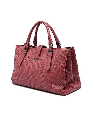 Bottega Veneta Medium Nappa Intrecciato Roma Tote (view 2)