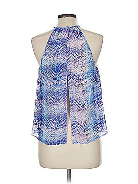 Show Me Your Mumu Halter Semi-Cropped Sheer Show Me Your Mumu Sleeveless Blouse (view 2)