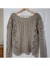 Free People Camo Gray Pullover Sweater Size M - photo 3