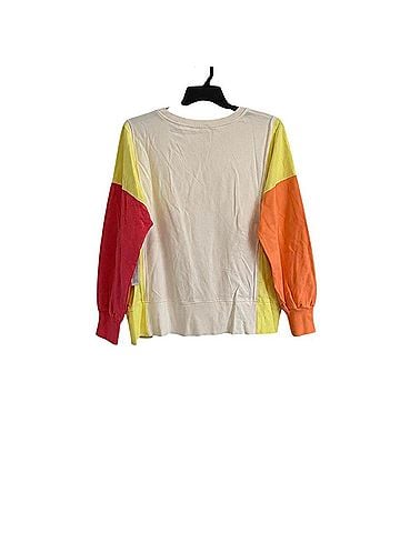Fate Colorblock Oversized Sweatshirt Long Sleeve Blouse (view 2)