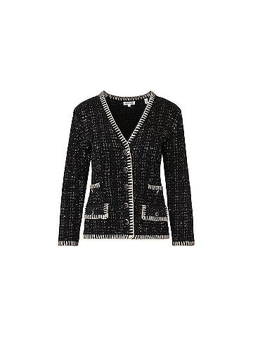 Veronica Beard Ceriani Knit Jacket in Black (view 1)
