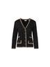 Veronica Beard Black Ceriani Knit Jacket in Black Size XS - photo 1