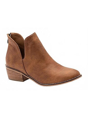 Corkys Women's Vanish Block Heel Bootie in Caramel (view 1)