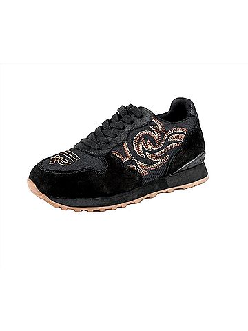 Roper Women's Giddy Up Spice Jogger Casual Shoe in Black (view 2)