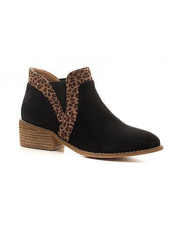 Corkys Women's Crisp Slip-On Sueded Ankle Booties (view 1)