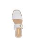Andrea Solid White Women's Double-Strap Sandal Size 8 - photo 4