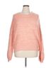 Minkpink Solid Orange Minkpink Pullover Sweater Size XL - photo 1