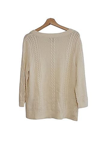 Lands' End Fisherman Pullover Sweater (view 2)