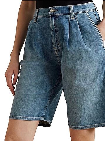 Nili Lotan Julie Denim Shorts (view 1)