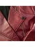 BCBGeneration 100% Viscose Solid Red Black Jacket Size XS - photo 7