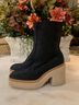 Free People Black Ankle Boots Size EU 40 - photo 5