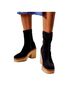 Free People Black Ankle Boots Size EU 40 - photo 1