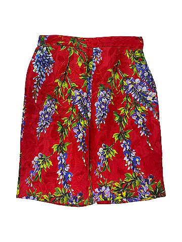Dolce & Gabbana Dolce &amp; Gabbana Floral Jacquard Mid-Length Shorts in Multicolor Cotton (view 1)
