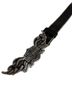 Harley Davidson 100% Leather Black Silver Leather Belt Size XL - photo 2
