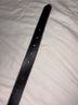 Harley Davidson 100% Leather Black Silver Leather Belt Size XL - photo 7