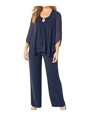 Catherines Accolades Georgette Dress Pants (view 1)