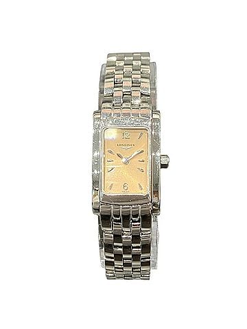 Longines Longines DolceVita watch, total weight 43g, stainless steel, quartz movement, pink dial, L5.158.4 (view 1)
