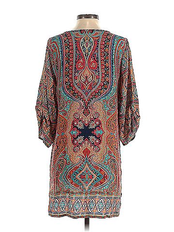 Tolani Tolani 3/4 Sleeve Silk Top (view 2)