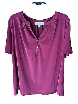 Michael Kors Short Sleeve Blouse (view 1)