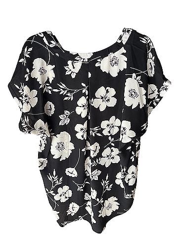 Simply Vera Vera Wang Short Sleeve Blouse (view 2)
