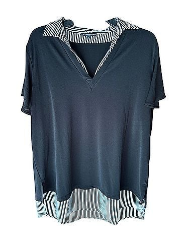 Adrianna Papell Short Sleeve Blouse (view 1)