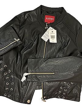 Guess Faux Leather Jacket (view 1)