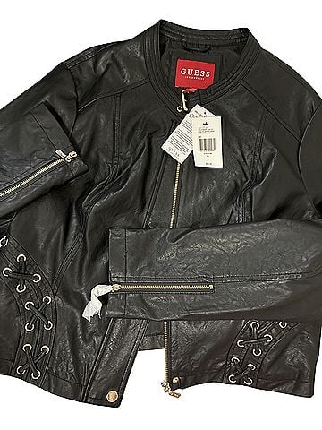 Guess Faux Leather Jacket (view 1)