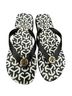 Tory Burch Graphic Black White Flip Flops Size 8 - photo 1