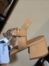 Aerosoles Nude Tan Strappy Block Heel Sandals Sandals - photo 8