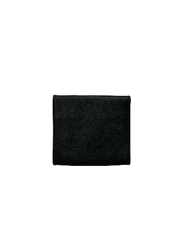 Chanel CHANEL Vintage Coco Mark Leather Wallet/Coin Purse Mini Wallet Black 16575 (view 2)
