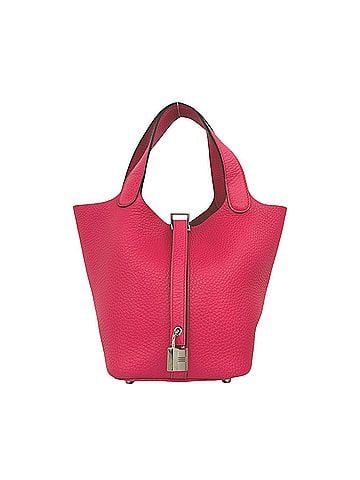 Hermès HERMES Picotin Lock MM Taurillon Clemence Handbag Mini Tote Bag Rose Extreme 68332 (view 1)