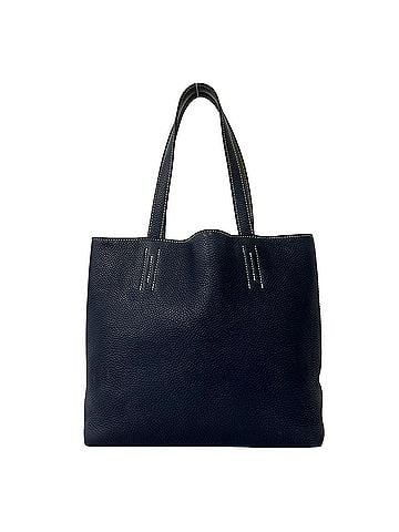Hermès HERMES Double Sens 36 Taurillon Clemence Tote Bag Semi Shoulder Blue Nuit Etoupe 68276 (view 1)