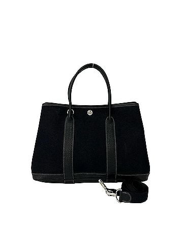 Hermès HERMES Garden Party TPM Toile Officier Buffle 2-way Shoulder Bag Black 42740 (view 1)