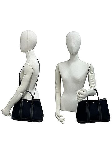 Hermès HERMES Garden Party TPM Toile Officier Buffle 2-way Shoulder Bag Black 42740 (view 2)