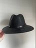 Justin 100% Straw Solid Black Hat Size L - photo 4