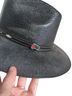 Justin 100% Straw Solid Black Hat Size L - photo 2