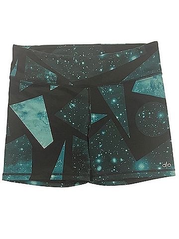 Alo Yoga Galaxy Print Shorts Athletic Shorts (view 1)